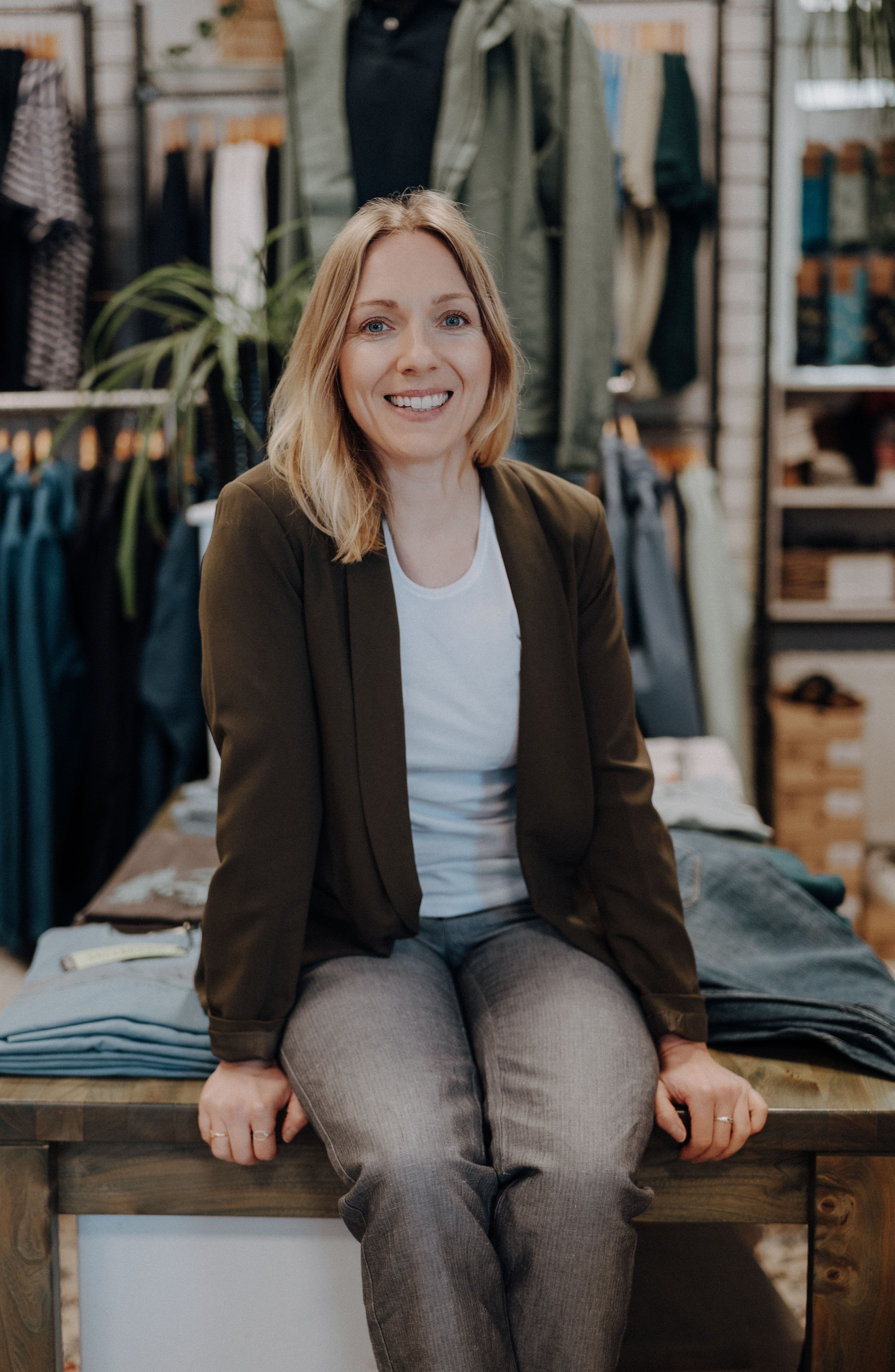 Steffi Blazer grün